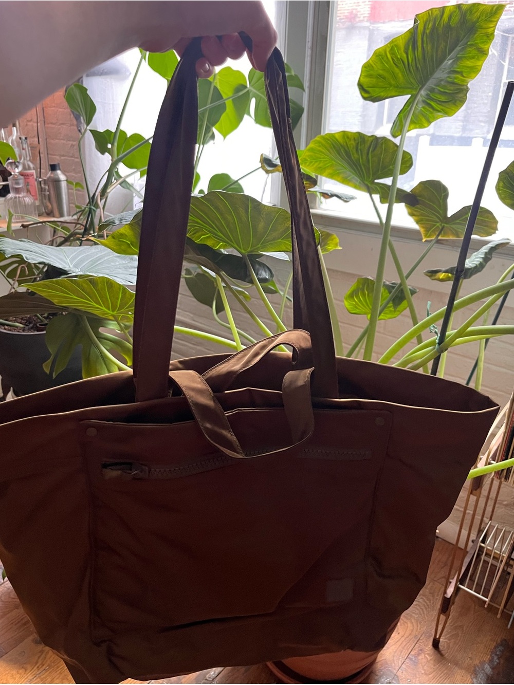 Madewell Olive Bronze Tote Bag